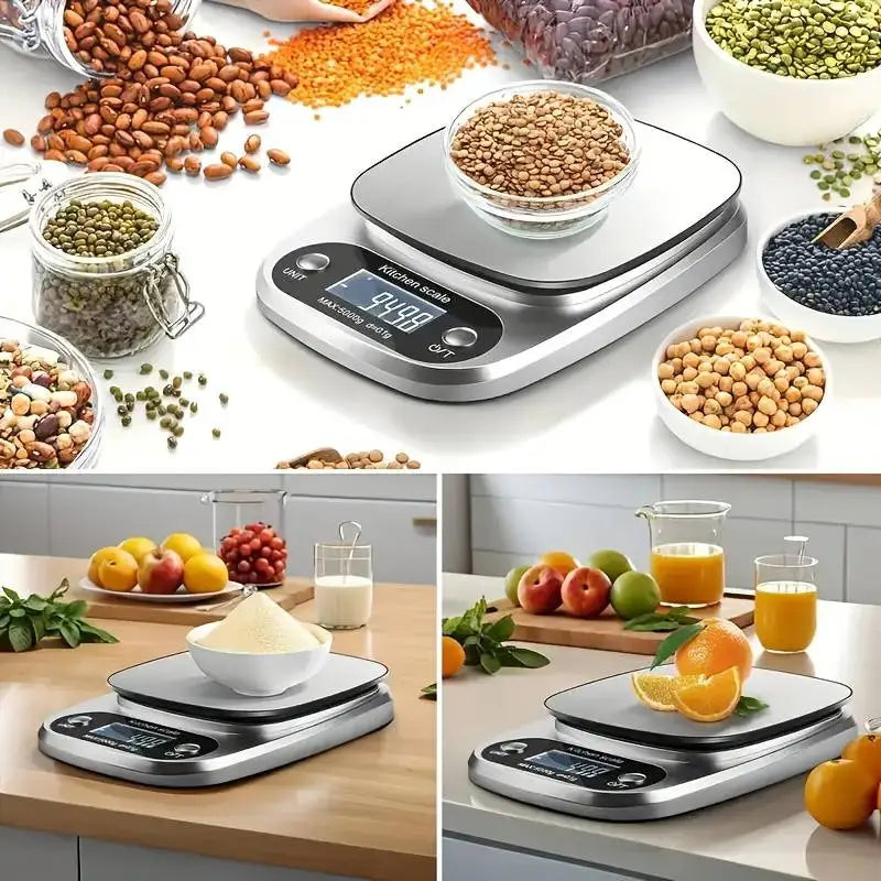 High Precision Kitchen Scale 10kg Electronic Jewelry Food Baking Scale Multifunction Measuring Tool Gram Scale Lcd Display