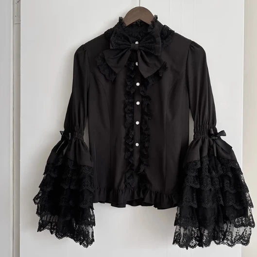 Original Lolita Dress Cape Set New Spring Autumn Sweet Girl Lace Princess Jsk Cake Dress Fairy Suspender Dress Shirt Outfit