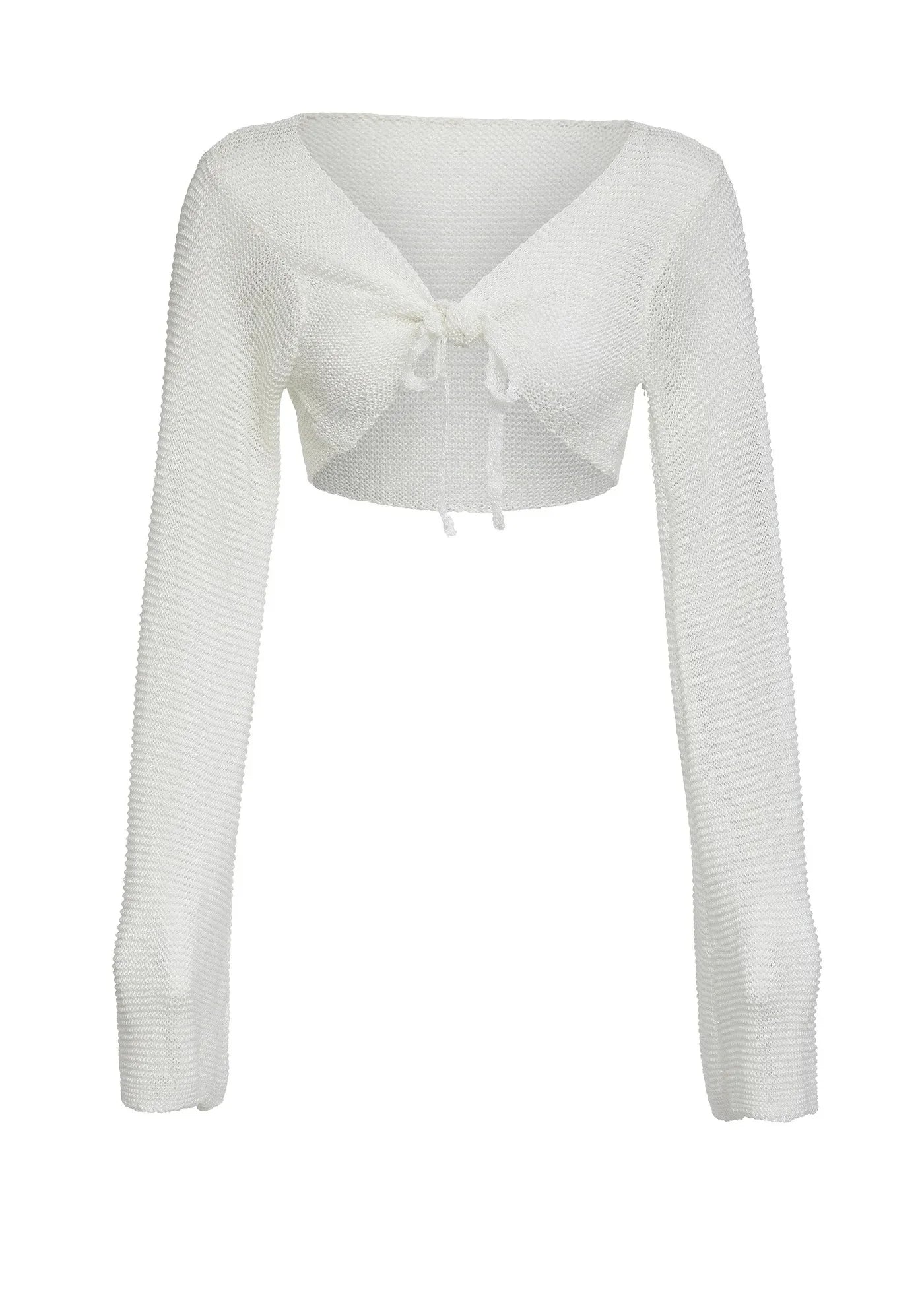 Solid Colour Sexy Beachwear Swimsuit Cover Up Knit Two-piece 2025 Summer Women's Big Bell Sleeve Lace-up Top Long Skirt Set K128