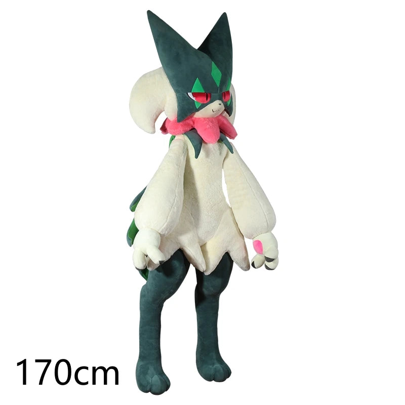 170cm Pokemon Crystal Velvet Version Meowscarada Plush Doll Throw Pillow Room Ded Decor Anime Peripheral Birthday Christmas Gift
