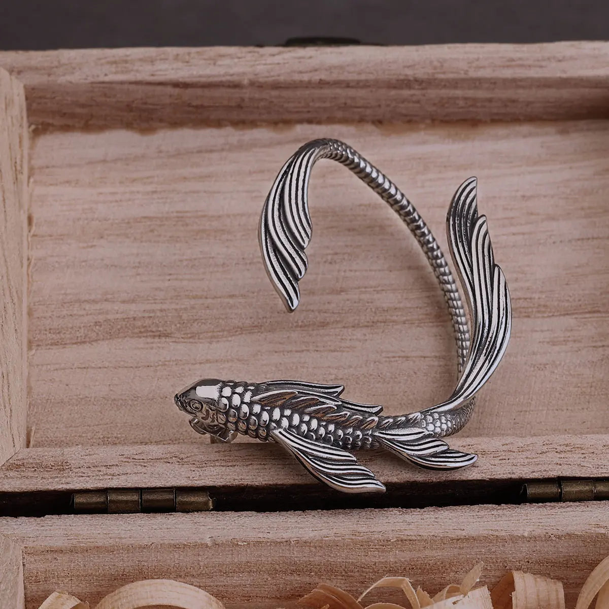 Fashion Animal Long Tailed Fish Clip Earring Girls Stainless Steel Masquerade Elf Ear Earring Wedding Party Jewelry