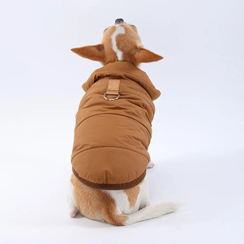 Winter Warm Dog Coat Jacket Windproof Pet Clothes for Small Medium Dogs Cat Padded Clothing Chihuahua Clothes Pet Supplies