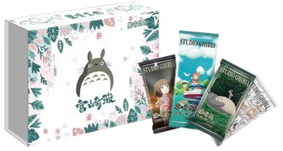 Genuine Hayao Miyazaki Anime Collection Card Chihiro and Chihiro Haal Mobile Castle Card Blind Box Children Toys Christmas Gift