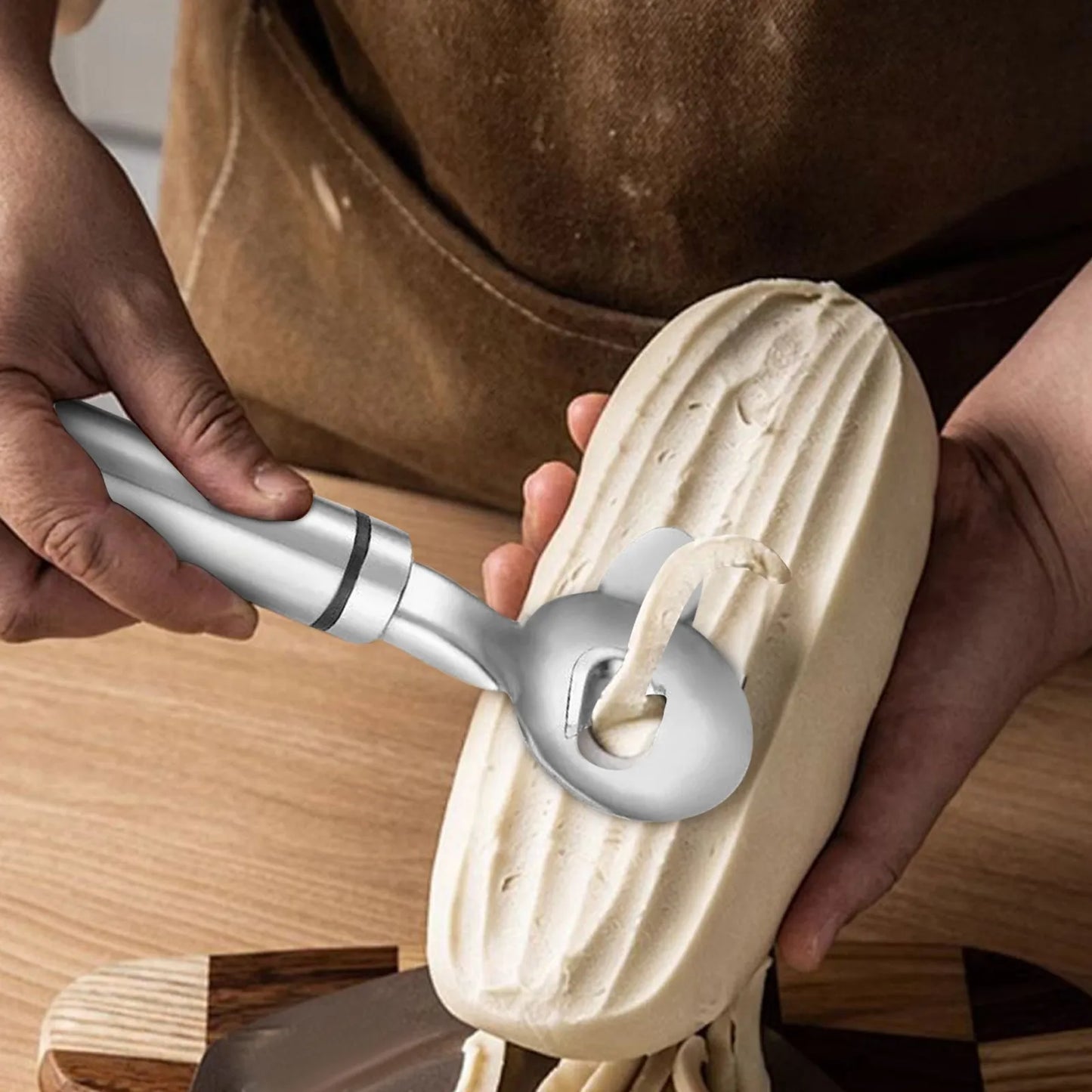 Stainless Steel Cactus Peeling Spoon Multifunctional Cactus Peeler Tool Chinese Noodle For Cooking Kitchen Gadgets