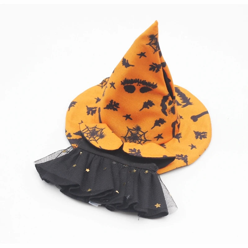 For Labubu Doll Halloween Series Witch Hat Cute V1 V2 V3 Labubu Pumpkin Skirt DIY Clothing Accessories Creative Toy Gift