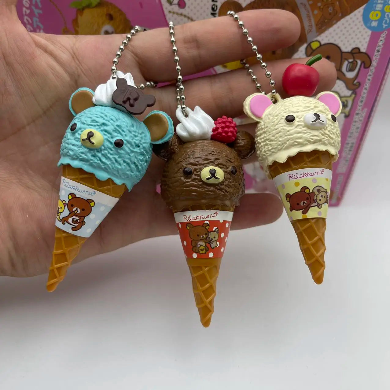 New Rement Easy Bear Ice Cream Ice Cream Blind Box Food Play Diy Cake Gift Pendant Pendant Children'S Birthday Christmas Gift