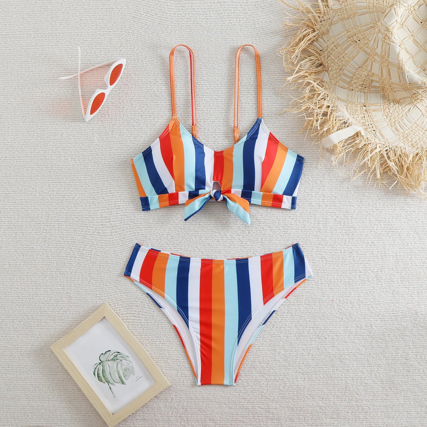 Striped Sexy Bikinis Women's Swimwear Female Swimsuit For Swim Wear Bathing Suit Brazilian Bikini Set Beachwear Pool Bather 2025