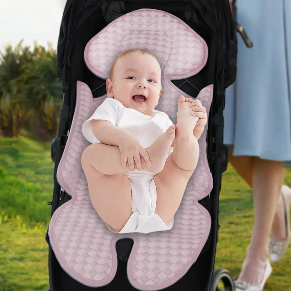 Baby Car Seat Cooling Pad Ice Stroller Cooler Mat Breathable Cooling Mat Anti-Slip Seat Pad Cushion Liner Gel Cooling Pad For