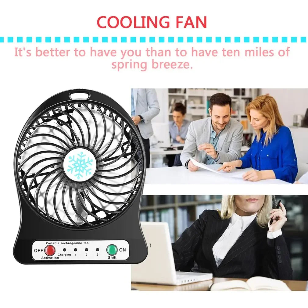Mini Small Fan Usb Charging Portable Dormitory Office Charging Small Fan Outdoor Camping Cooling Usb Fan Outdoor Supplies