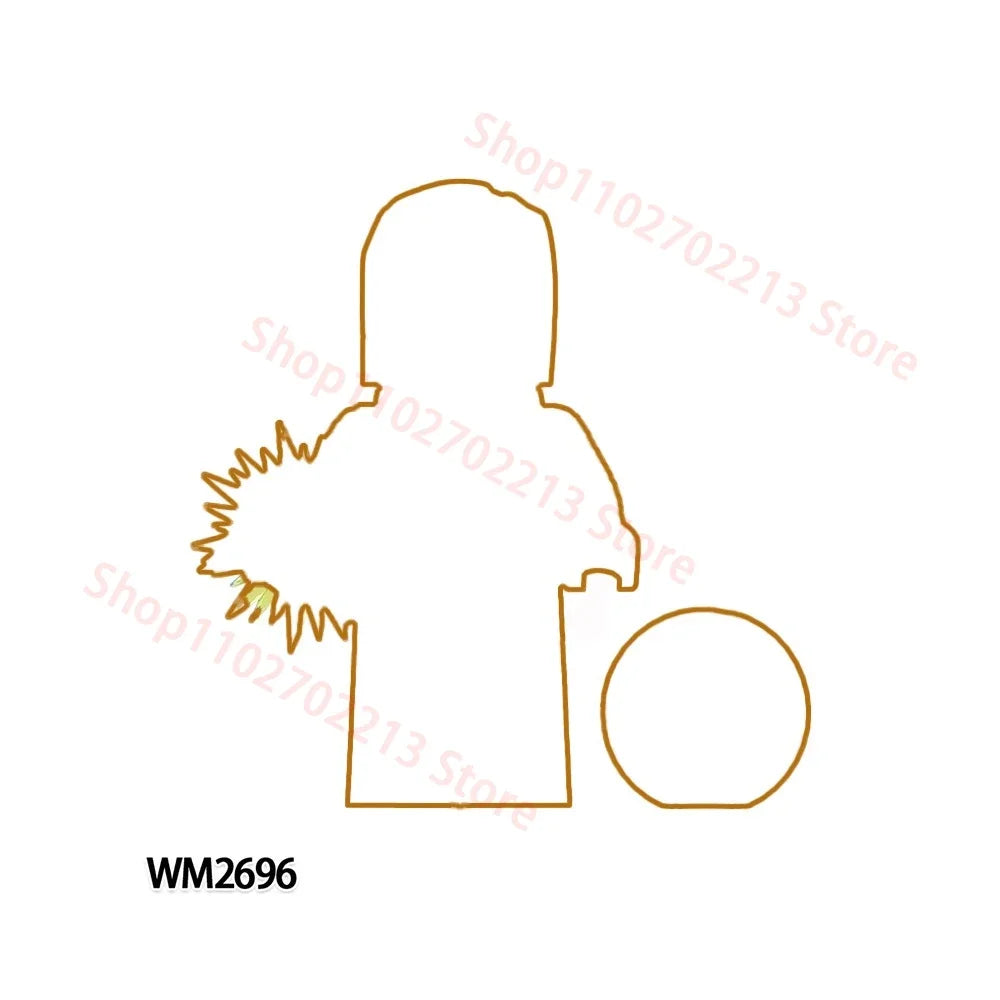 Anime Building Blocks Set WM6183 Educational Toys for Kids, Christmas Gift Bricks Collection Cool Model for Boys WM6220 WM6221