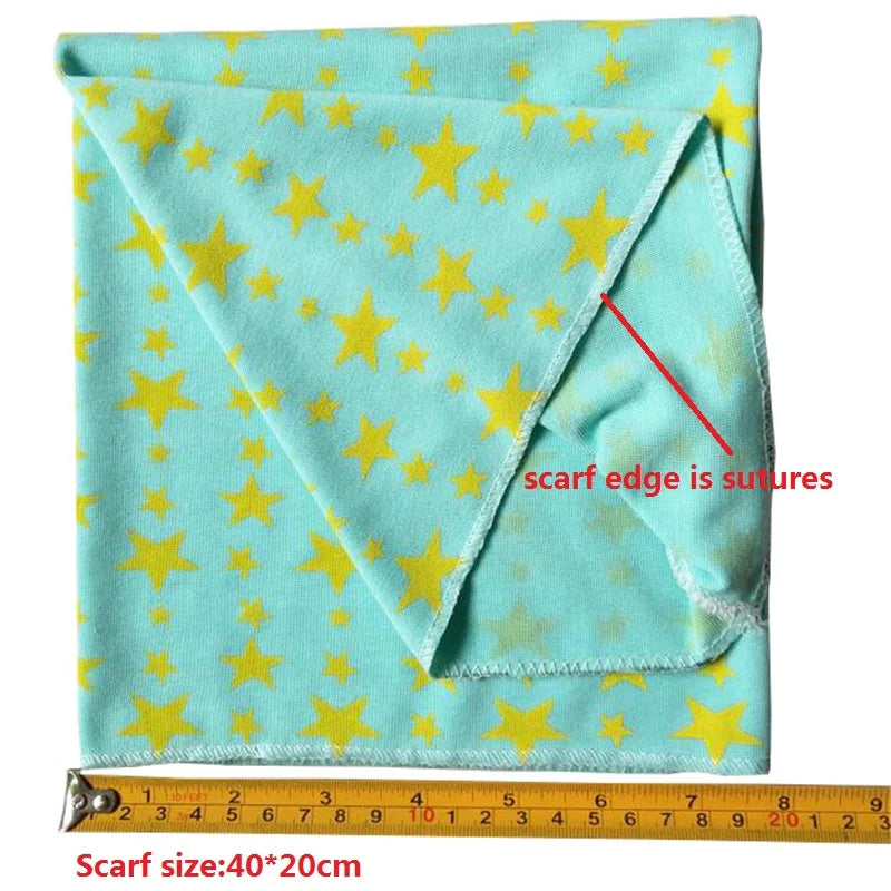 Star Print Cotton Baby Hat Autumn Winter Baby Girls Hat Boys Cap Toddlers Infant Cap Scarf Children Bonnet Hats