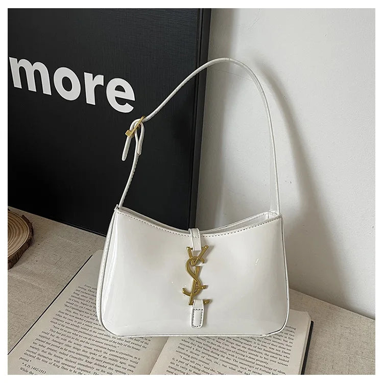 2025 Y2K Underarm Bag for Women, Luxe Boho Shoulder Purse w/Detachable Strap Anti-Theft Lightweight Commuter