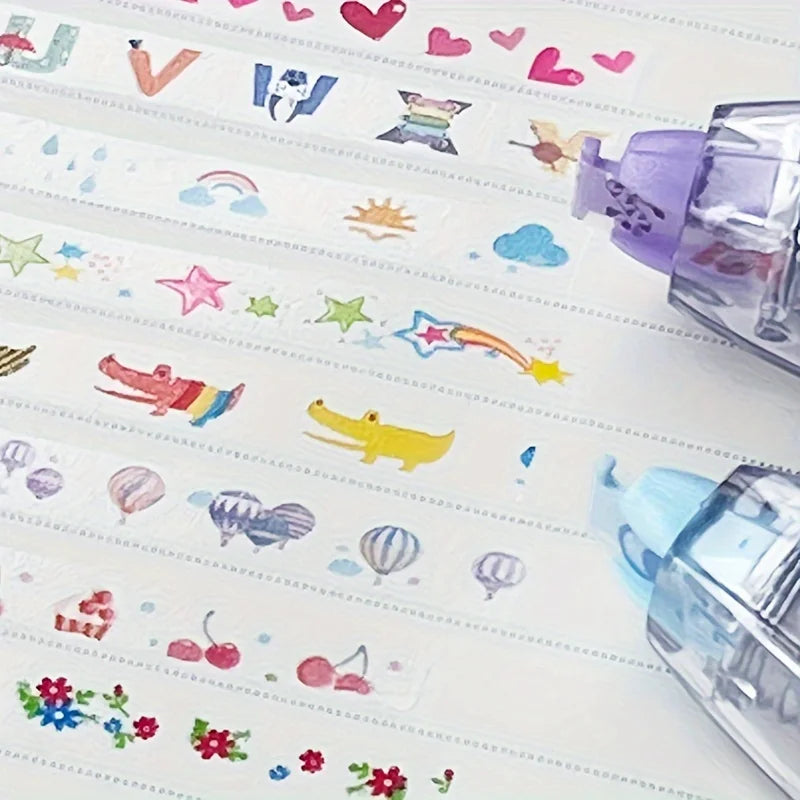 1pc Cute Kawaii Mechanical Design Correction Tape - Perfect for Decorating Diaries and School Supplies