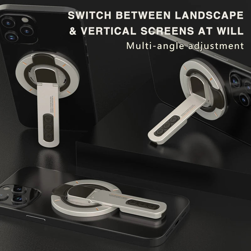 Xiaomi MagSafe Phone Grip Stand 3in1 Magnetic Finger Ring Holder Double Sided Magnetic Phone Stand For iPhone 17 16 15 14 13 12