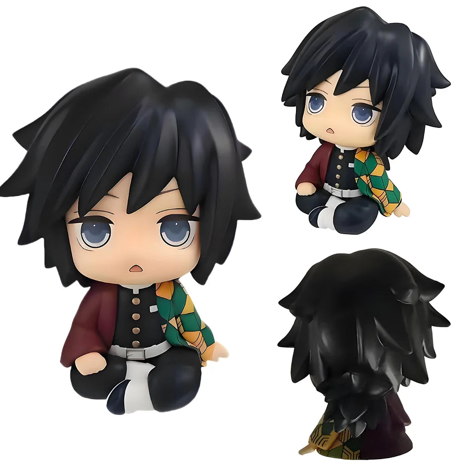 Anime Demon Slayer Kamado Tanjirou Kamado Nezuko Action Character Model Toy Series Doll Children's Birthday/Christmas Gift Toy
