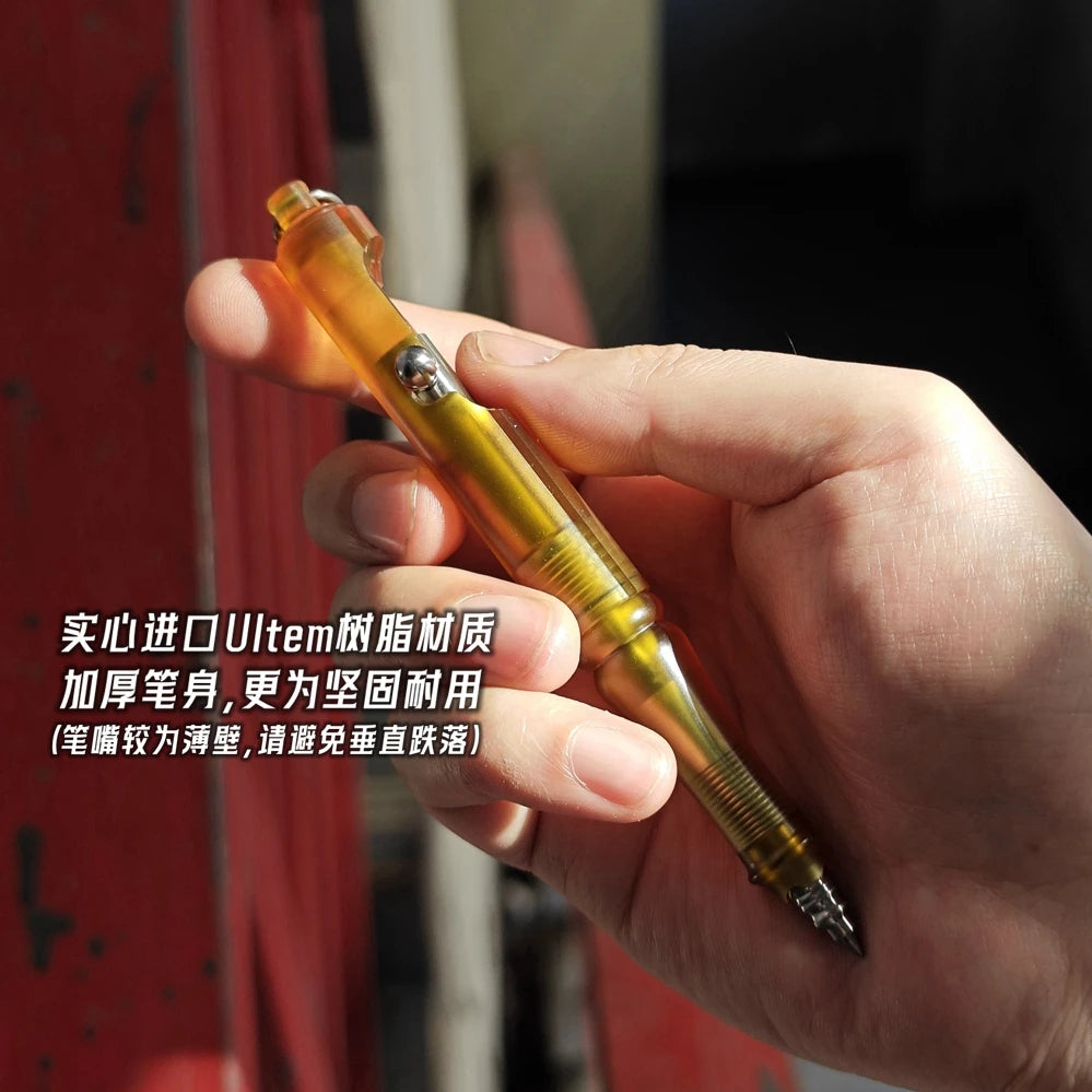 EDC Imported PEI and Titanium Alloy Signature Pen Writing Multi-functional Portable Outdoor Tools