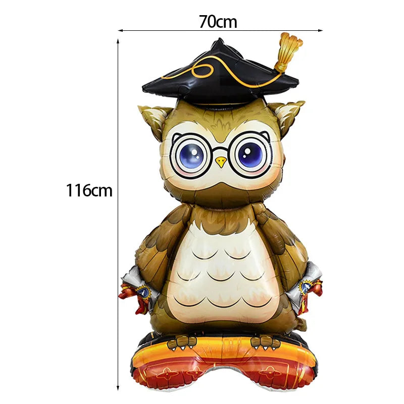 Graduation Balloon Gold Black Doctor Helium Foil Balloons Congratulation Graduation High School 2025 Graduation Party Decoration