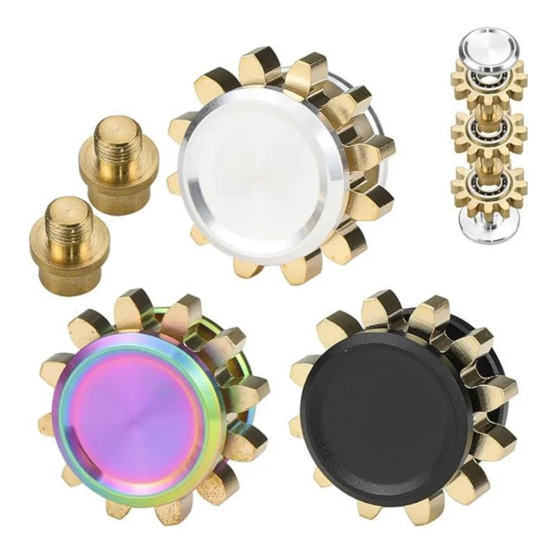 Fidget Spinner Mini Metal Gear Gyroscope Toy Antistress Portable Adults Stress Reliever Autism ADHD Kids Birthday Christmas Gift
