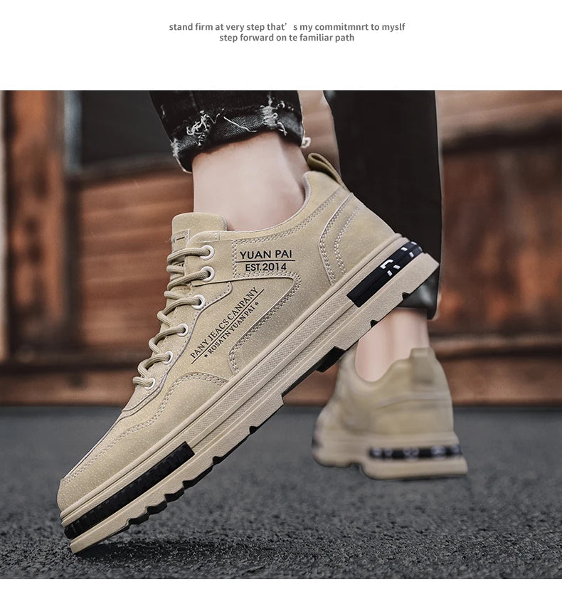 Labor Protection Men's Shoes Autumn Construction Site Work Work Anti Slip Wear-Resistant Sports Leisure Mountain Climbing