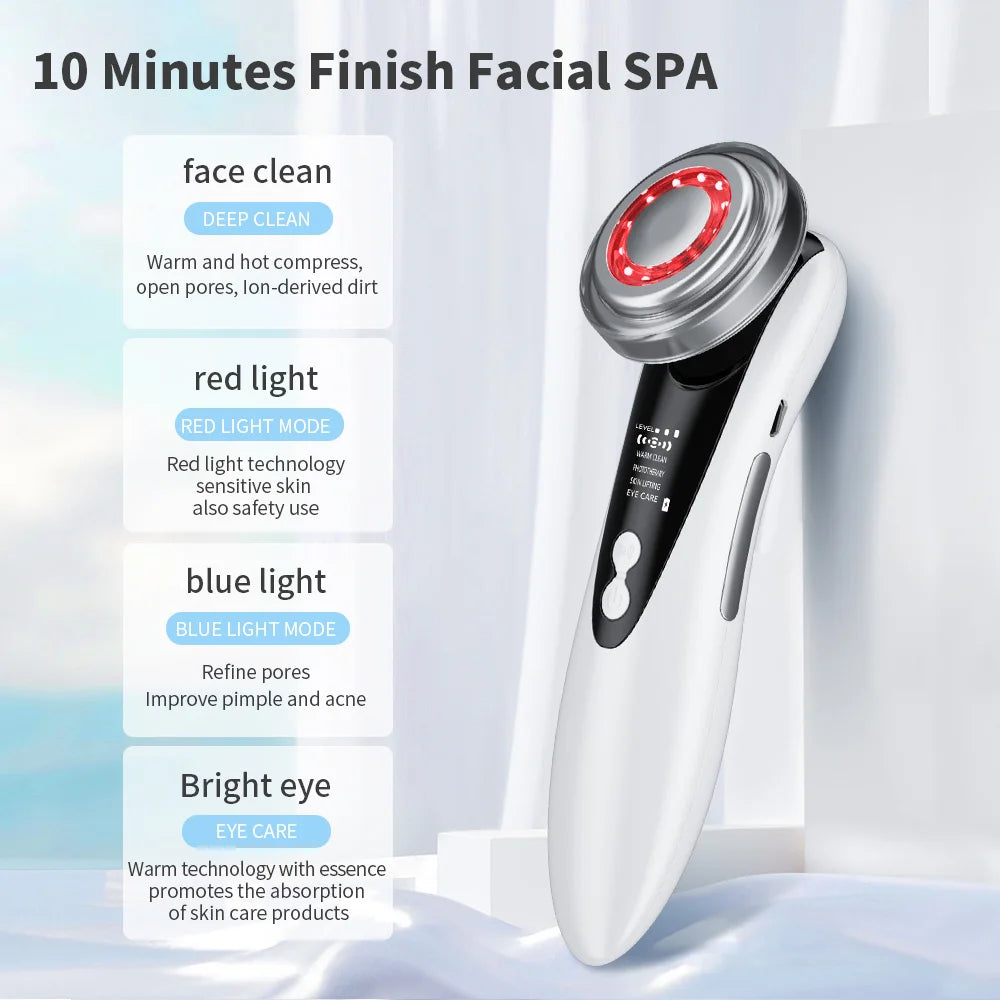 Multifunctional Facial Skin Care Beauty Massager Electric Facial Massage Clean Face Skin Rejuvenation Lifting Tighten Massager