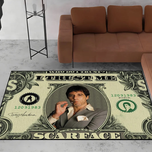 Film Scarface Door Mat Welcome Entrance Balcony Bathroom Floor Non-slip Rug Bedroom Carpet Home Decoration