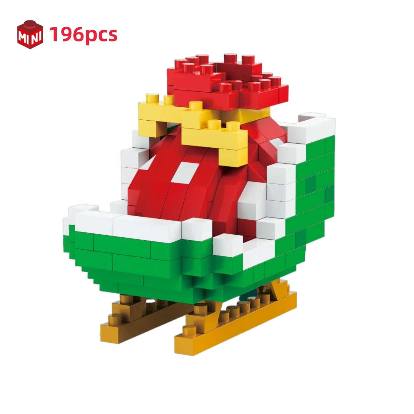 Children Mini Christmas Gift Micro Building Blocks Creative 3D Santa Claus Snowman Tree Decor Holiday Toy Set For Kids