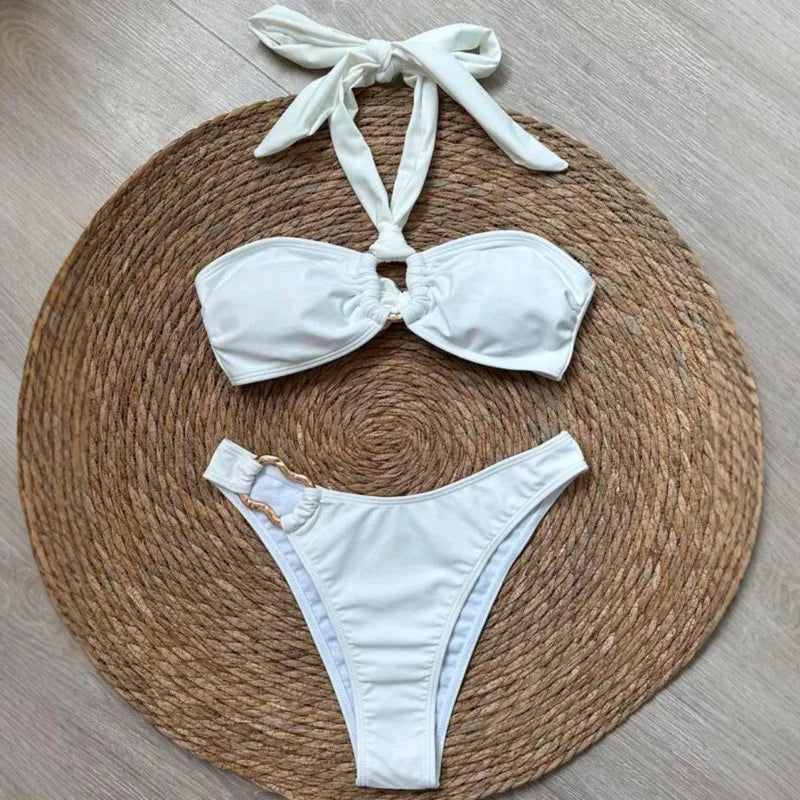 Sexy Bikinis Women's Swimwear Female Swimsuit For Swimming Wear Bathing Suits Brazilian Bikini Set Beachwear Pool Bather 2025