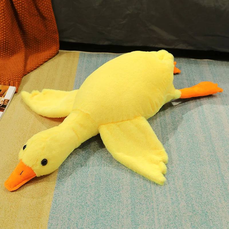 50-190cm 7 Colors Large Goose Plush Toys Brown Giant Hug Stuffed Animal Duck Kawaii Sleeping Pillow Big Christmas Gift for Girls