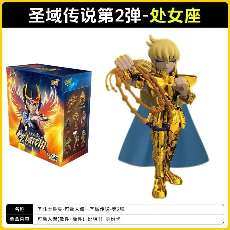 Kayou Saint Seiya Card Legend Of Doll Sanctuary Series Blind Box Of Gold Will Peripheral Christmas Gift Original Box Toy