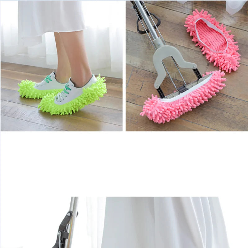 Kitchen Accessories Mop Cap Waterproof Lazy Shoe Cover for Kitchen Goods Cleaning Slippers Floor Dust Removal Kitchen Gadgets
