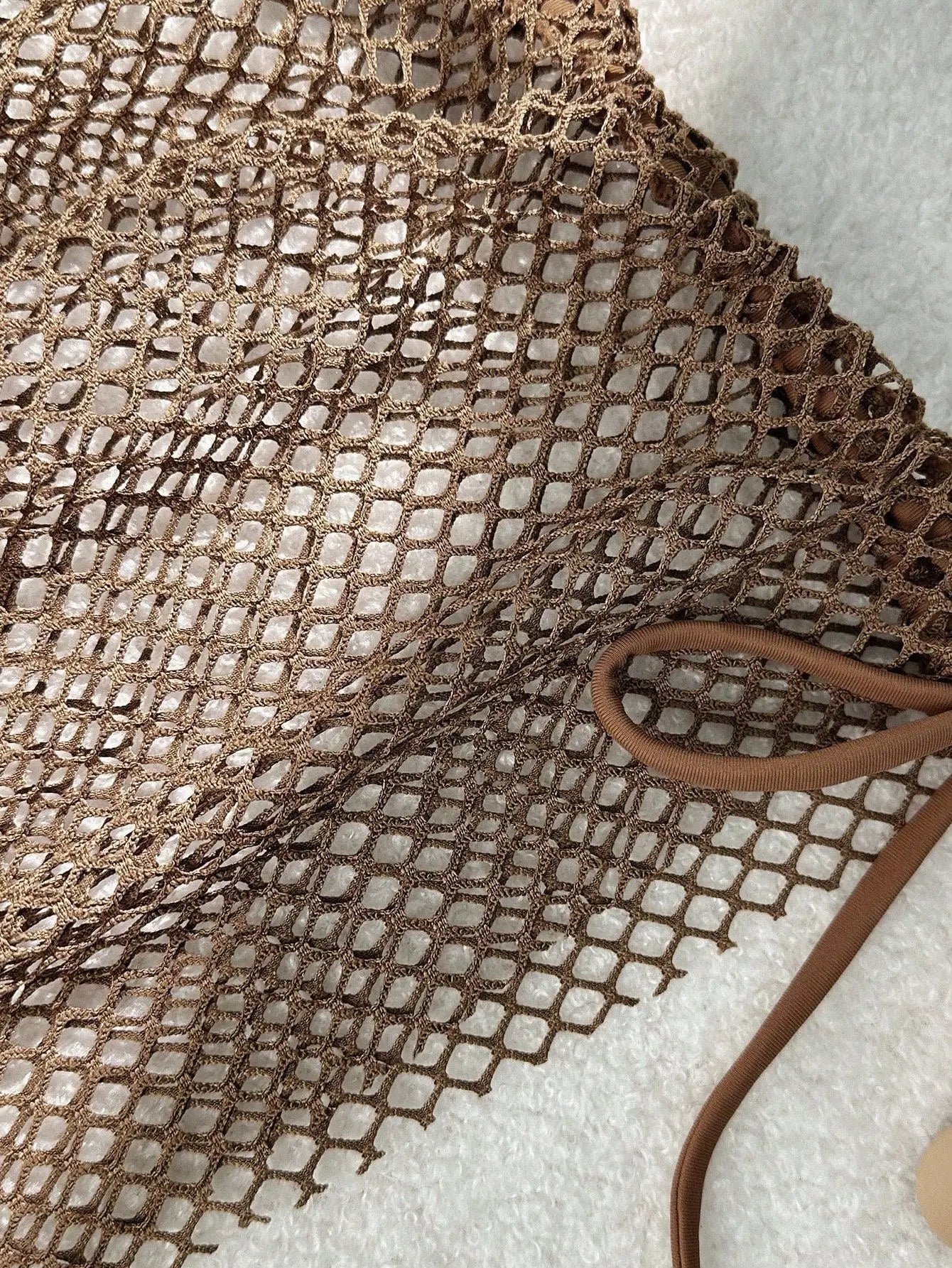 New Sexy Net Bikinis Female Swimsuits Women Three-Piece Swimwear Beach Swim Wear Bathing Suits Brazilian Bikini Set Pool Bather