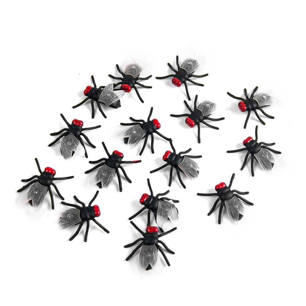 Realistic Plastic Fake Bug Trick Toys Insects Halloween Prank Toy Cockroaches Spiders Worms Kids April Fool's Day Prank Gifts