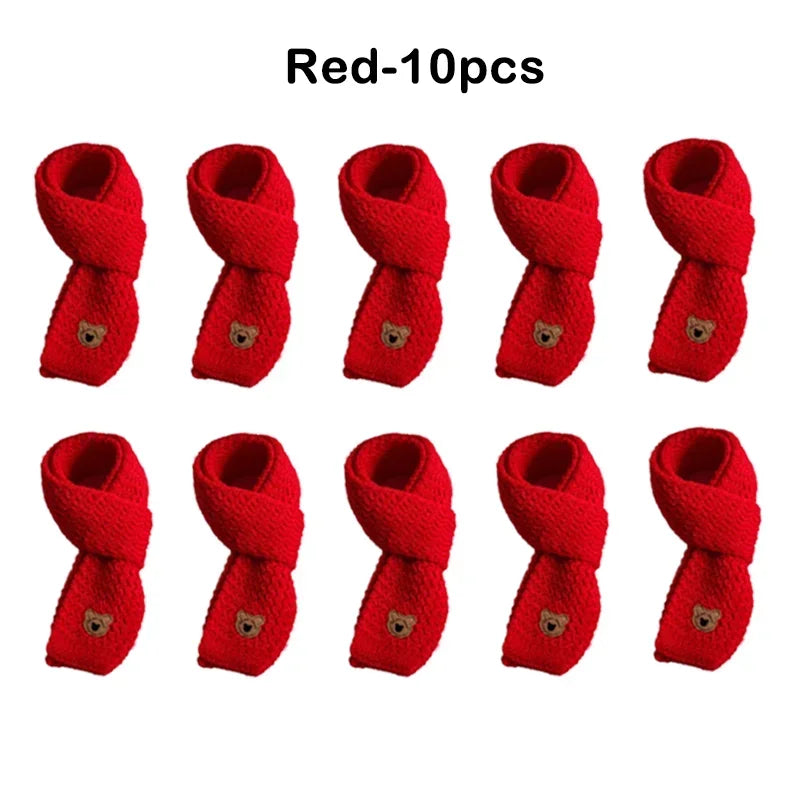 Kids Windproof Scarf Fleece Lined Warm Neck Cover Toddler Winter Scarf Christmas Gift Unisex Baby Outdoor Scarf Korean Cute