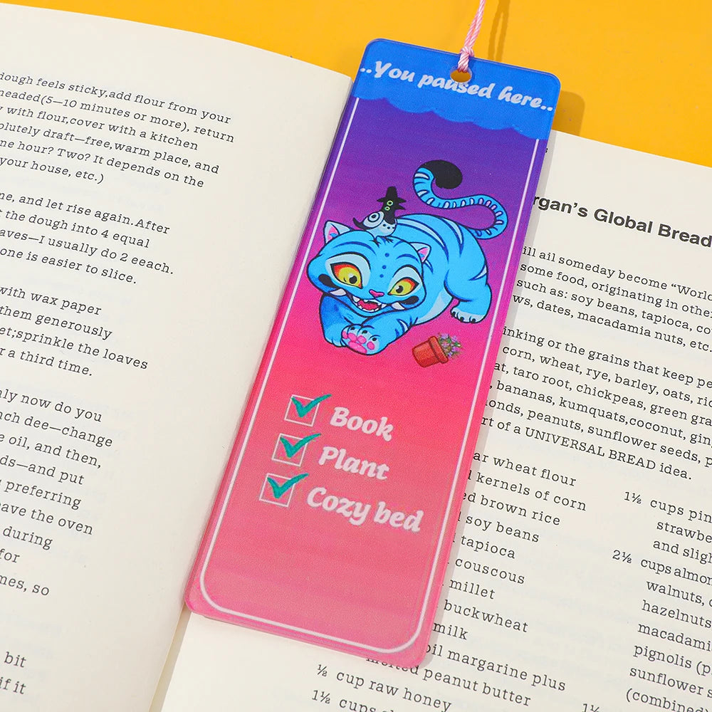 Kpop Demon Hunter Saja Boys Acrylic Bookmark Anime Merch Student Study Stationery Christmas Gift for Friends